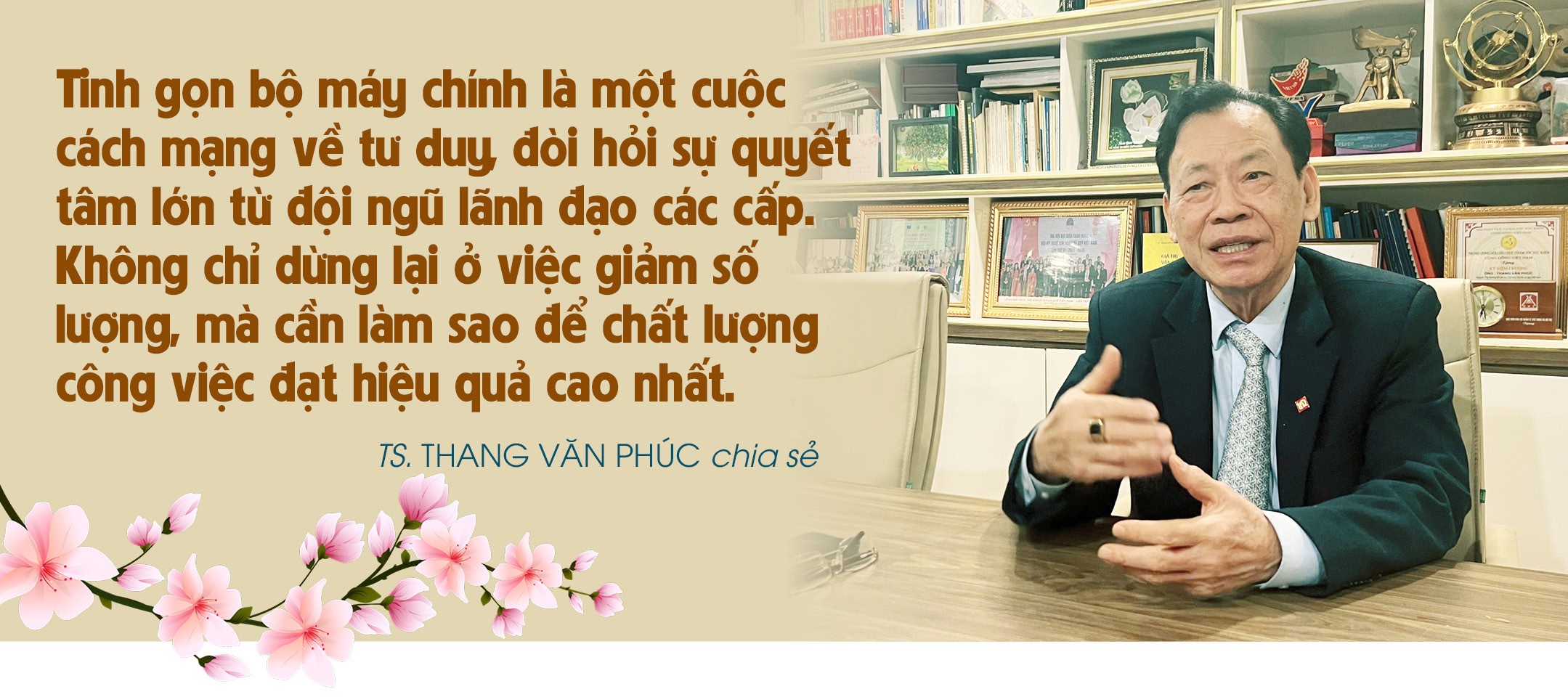 Tinh gọn bộ máy không chỉ để tiết kiệm ngân sách Tinh gọn bộ máy không chỉ để tiết kiệm ngân sách