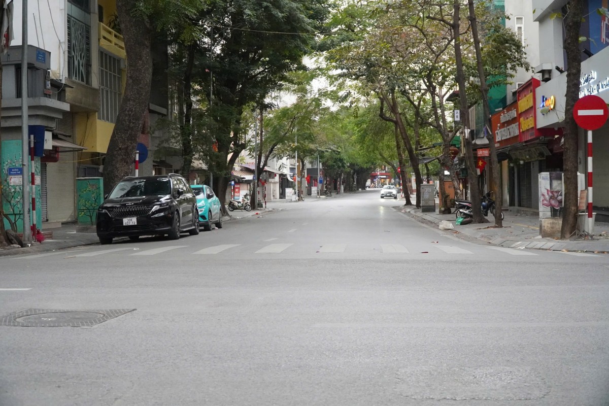 Đường Thái Phiên yên bình đón năm mới. Đường Thái Phiên yên bình đón năm mới.