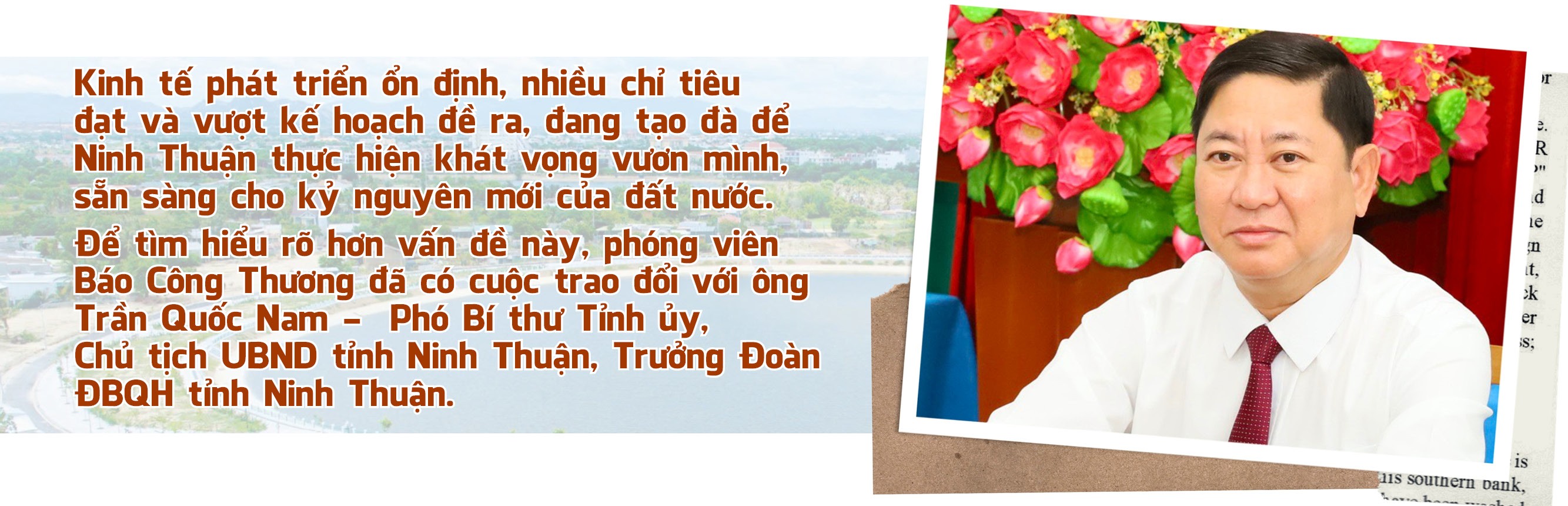 Ninh Thuận và khát vọng vươn mình Ninh Thuận và khát vọng vươn mình