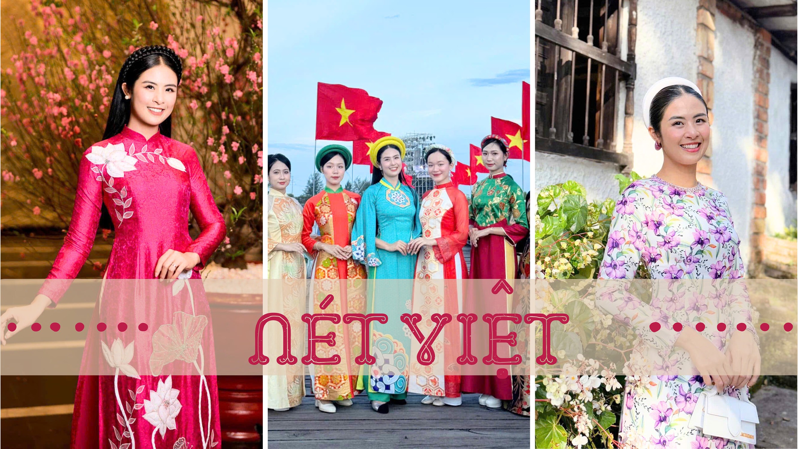 “NÉT VIỆT” TRONG TÀ ÁO DÀI HÒA VÀO XUÂN ẤT TỴ 2025 “NÉT VIỆT” TRONG TÀ ÁO DÀI HÒA VÀO XUÂN ẤT TỴ 2025
