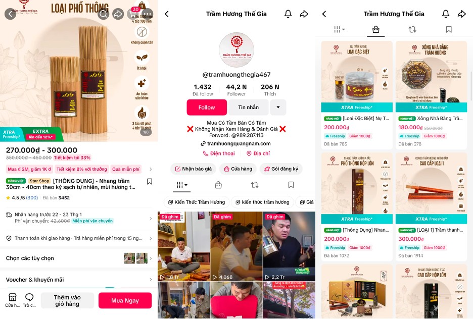 Chàng trai ‘chốt’ 500kg nhang Trầm Hương chỉ trong 90 phút livestream Chàng trai ‘chốt’ 500kg nhang Trầm Hương chỉ trong 90 phút livestream