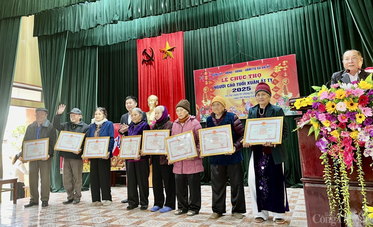 Mừng thọ - Nét văn hoá truyền thống đậm đà hương Xuân Mừng thọ - Nét văn hoá truyền thống đậm đà hương Xuân