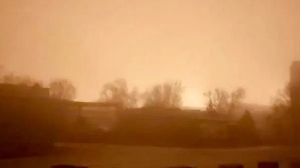 Hiện trường sau vụ tấn công bằng máy bay không người lái của Ukraine vào một nhà máy lọc dầu do Lukoil sở hữu tại vùng Volgograd của Nga ngày 31/1. Ảnh: Kyiv Independent