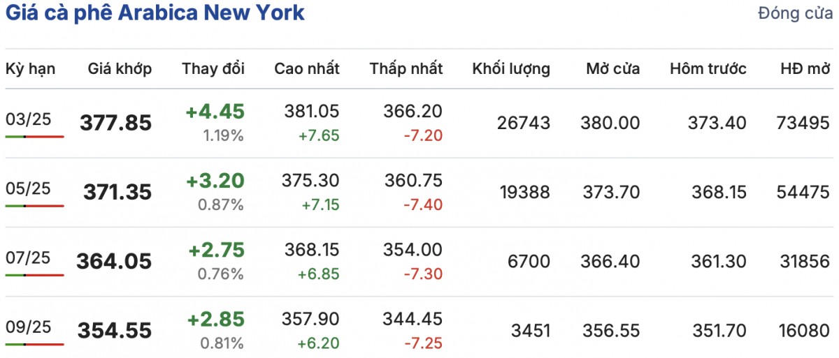 Giá cà phê trong nước hôm nay 3/2/2025 tiếp tục bình ổn Giá cà phê trong nước hôm nay 3/2/2025 tiếp tục bình ổn