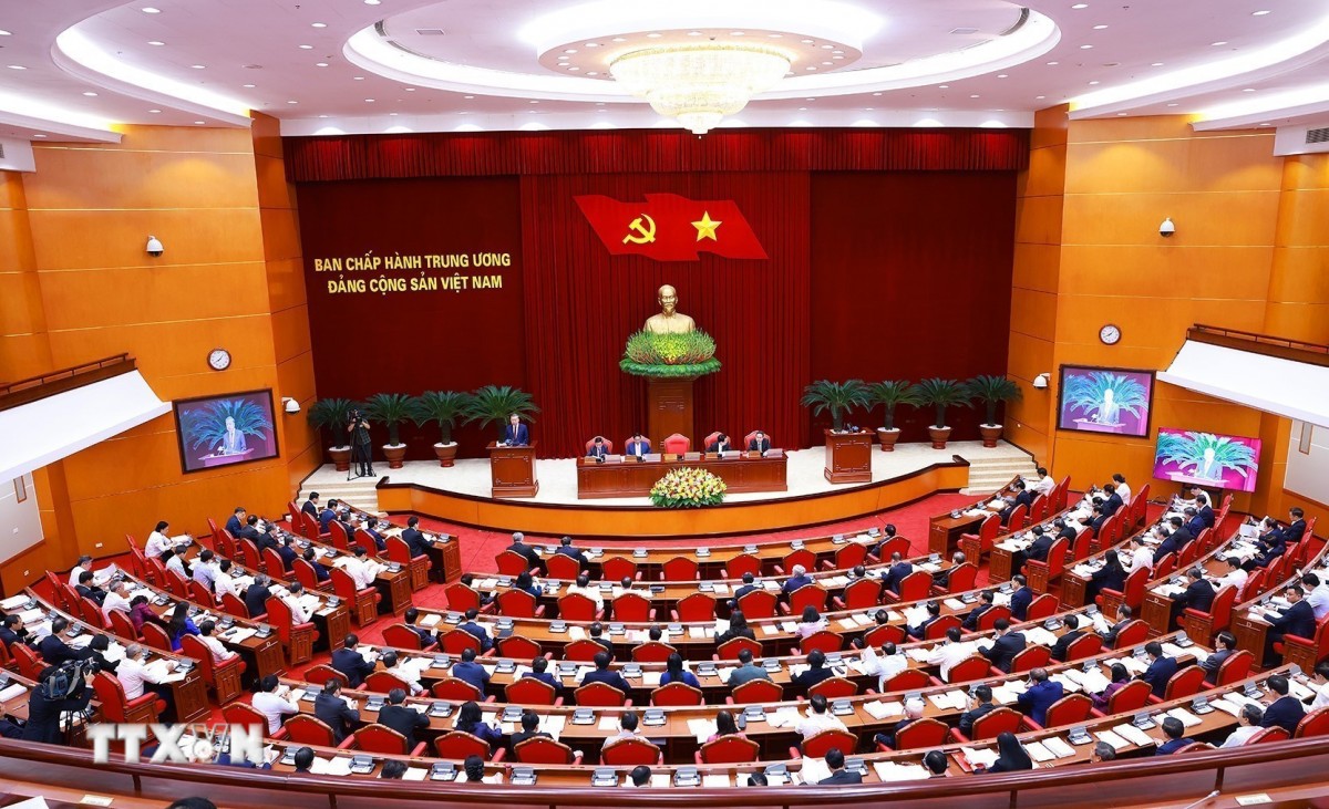 Hội nghị Ban Chấp hành Trung ương Đảng khóa XIII, ngày 25/11/2024. (Ảnh: Dương Giang/TTXVN) Hội nghị Ban Chấp hành Trung ương Đảng khóa XIII, ngày 25/11/2024. (Ảnh: Dương Giang/TTXVN)