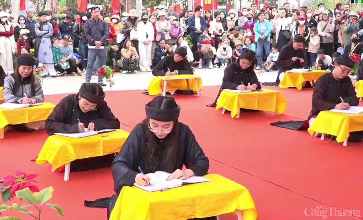 Hải Phòng: Tưng bừng lễ hội khai bút đầu xuân