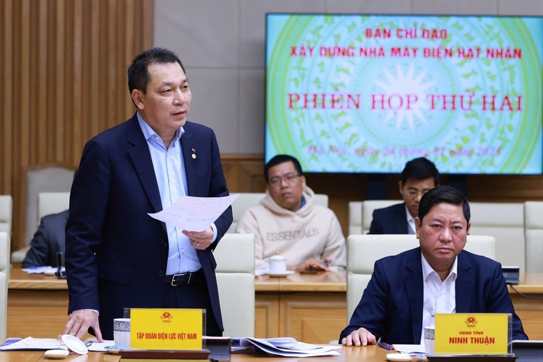 Chủ tịch HĐTV EVN Đặng Hoàng An phát biểu tại phiên họp - Ảnh: VGP/Nhật Bắc Chủ tịch HĐTV EVN Đặng Hoàng An phát biểu tại phiên họp - Ảnh: VGP/Nhật Bắc