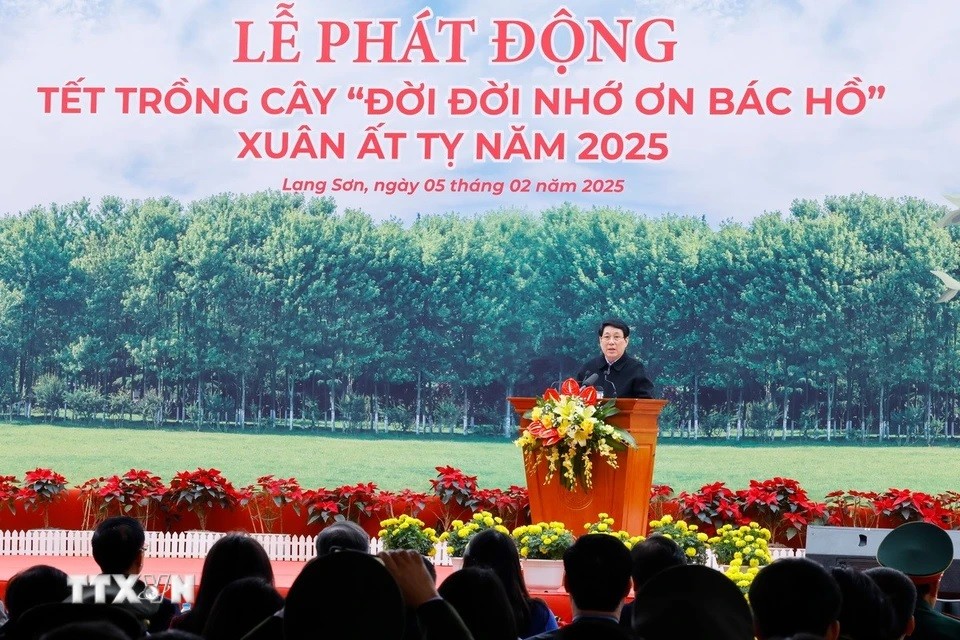 Chủ tịch nước dự “Tết trồng cây Đời đời nhớ ơn Bác Chủ tịch nước dự “Tết trồng cây Đời đời nhớ ơn Bác