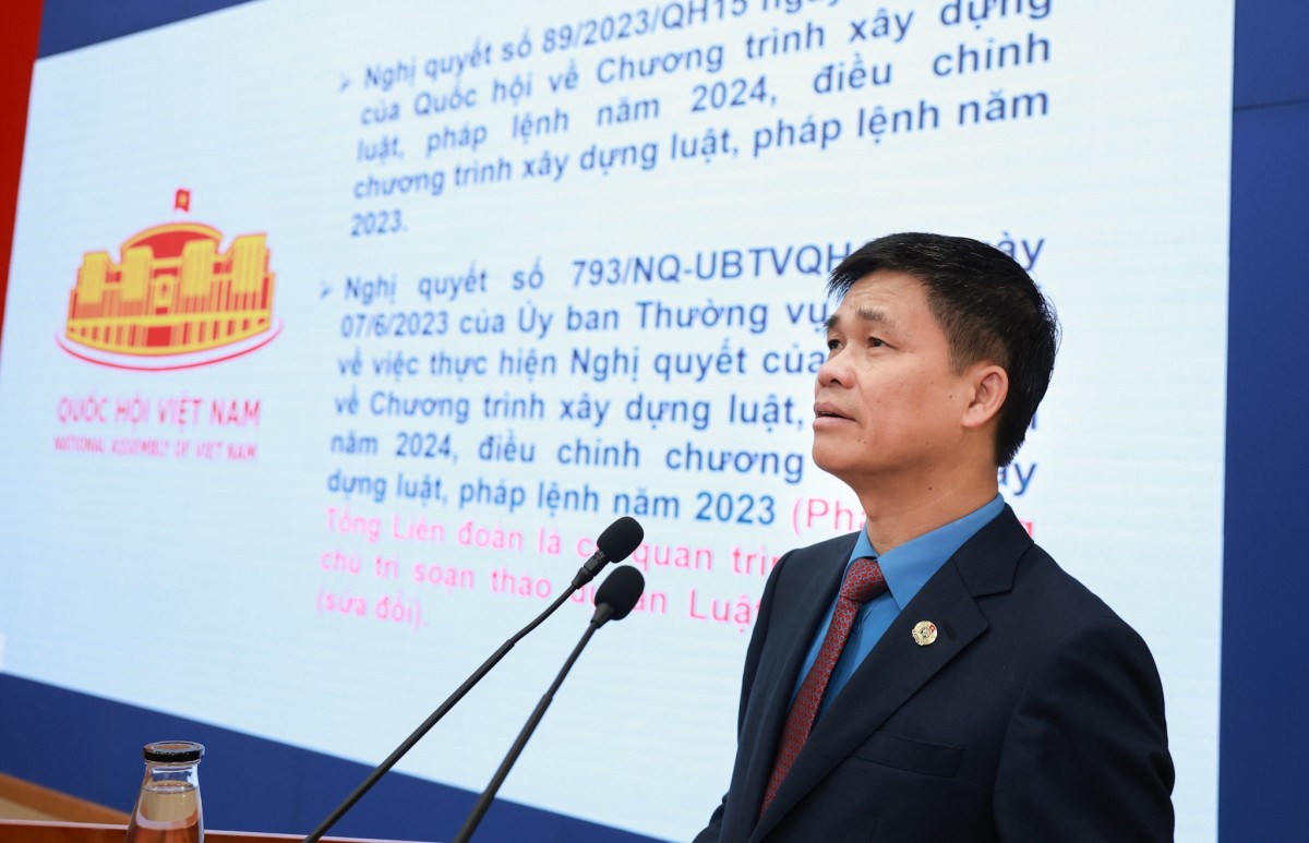Hội nghị triển khai Luật Công đoàn, Luật Bảo hiểm Xã hội Hội nghị triển khai Luật Công đoàn, Luật Bảo hiểm Xã hội