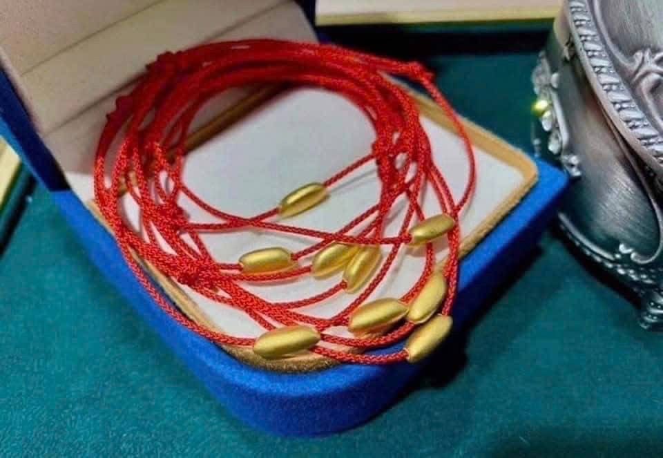 Hạt gạo Thần tài mang ý nghĩa may mắn, sung túc. Ảnh chụp màn hình Hạt gạo Thần tài mang ý nghĩa may mắn, sung túc. Ảnh chụp màn hình