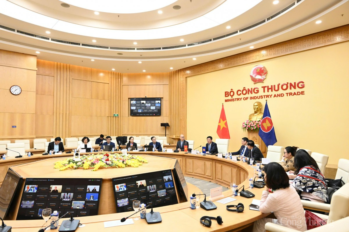 Bộ trưởng Nguyễn Hồng Diên họp Hội nghị Bộ trưởng Kinh tế Bộ trưởng Nguyễn Hồng Diên họp Hội nghị Bộ trưởng Kinh tế