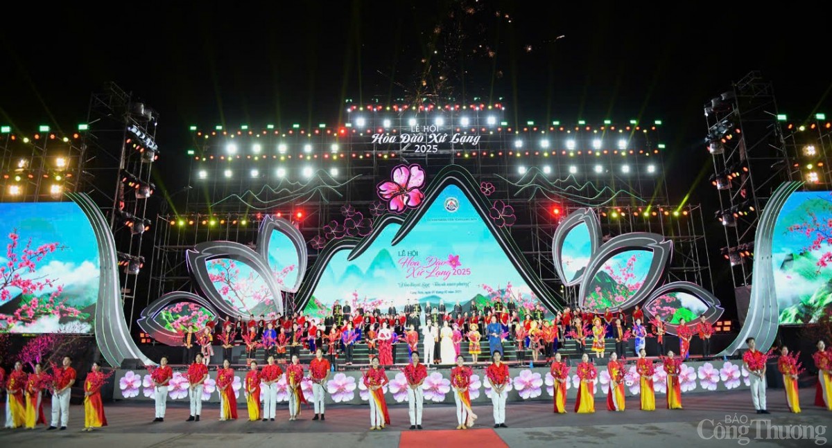 Khai mạc Lễ hội Hoa đào Xứ Lạng năm 2025