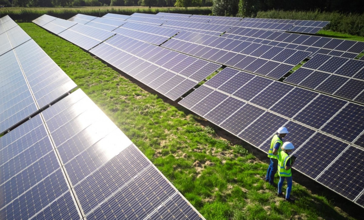 Siêu tấm pin năng lượng mặt trời sử dụng công nghệ perovskite (PSC) có khả năng tạo ra năng lượng tương đương 20 lò phản ứng hạt nhân. Ảnh minh họa