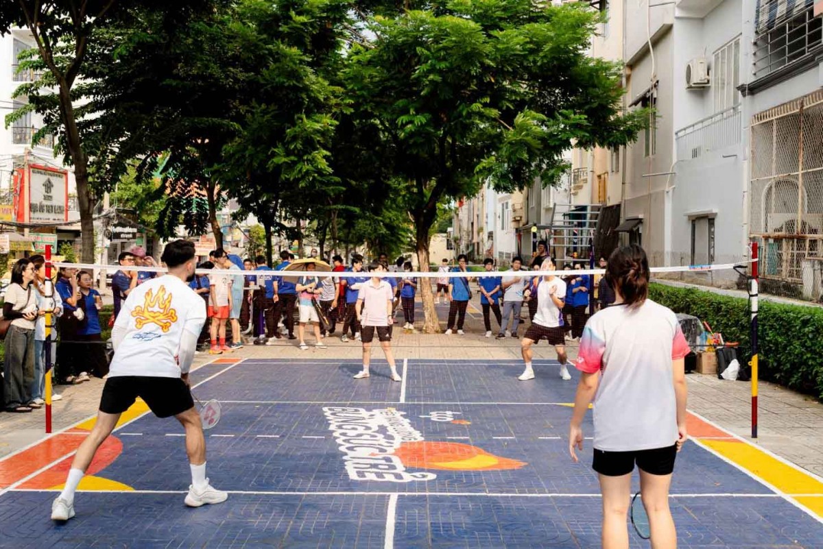 Công trình “Không gian Thể thao Thanh niên - Tiếp năng lượng, bừng sức trẻ” tại TP. HCM. Công trình “Không gian Thể thao Thanh niên - Tiếp năng lượng, bừng sức trẻ” tại TP. HCM.