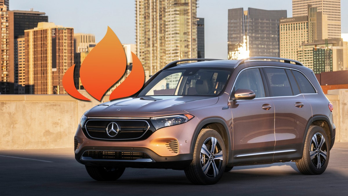 Mercedes - Benz thực hiện triệu hồi xe điện EQB vì liên quan đến sự cố cháy nổ. Ảnh minh họa: Carscoops Mercedes - Benz thực hiện triệu hồi xe điện EQB vì liên quan đến sự cố cháy nổ. Ảnh minh họa: Carscoops