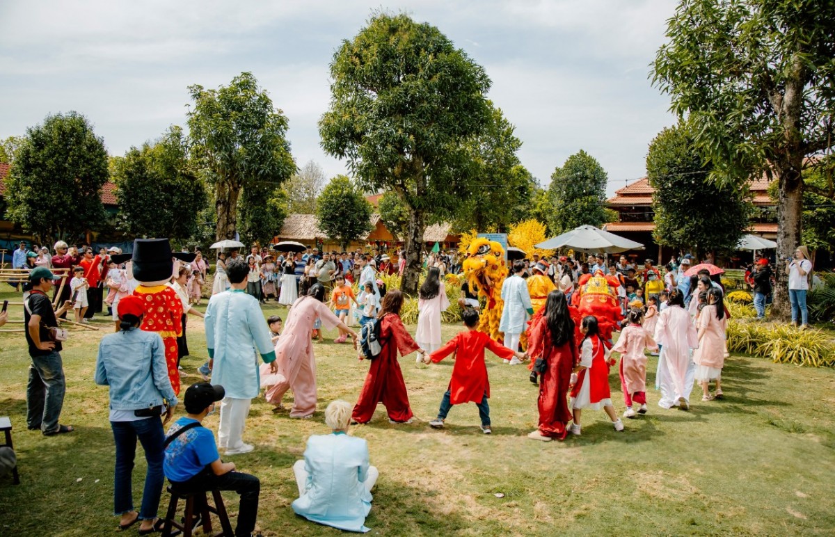 Nhiều gia đình có con nhỏ chọn Cantho Eco Resort để du lịch đầu năm. Ảnh: Cantho Eco Resort Nhiều gia đình có con nhỏ chọn Cantho Eco Resort để du lịch đầu năm. Ảnh: Cantho Eco Resort