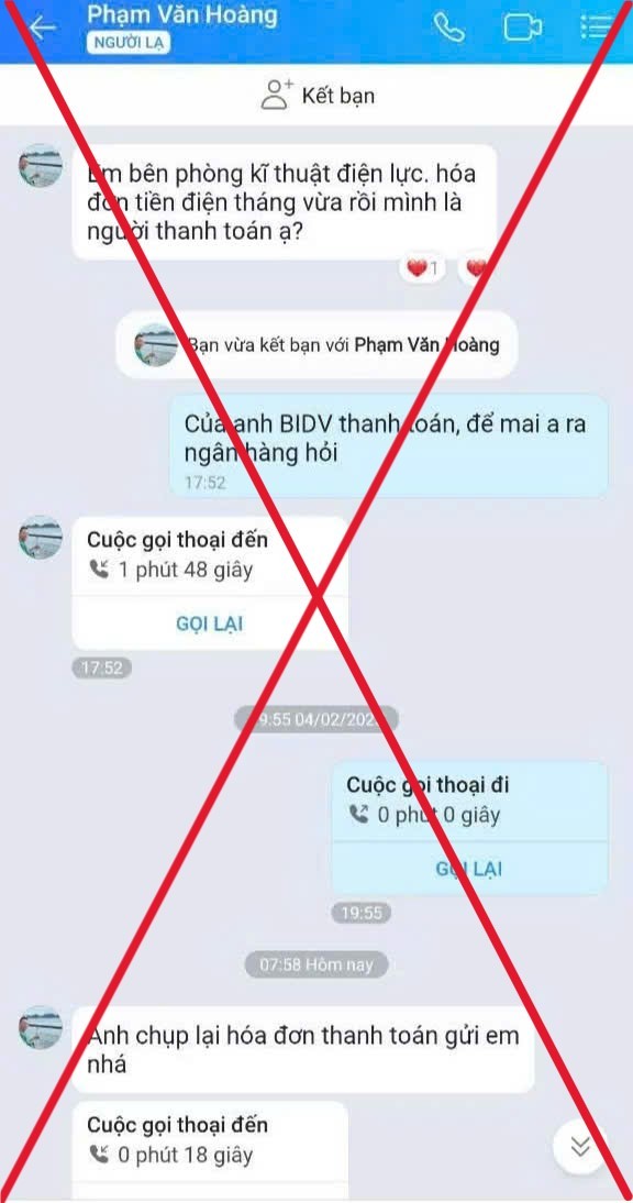 Lào Cai: Cảnh báo giả danh nhân viên điện lực lừa đảo Lào Cai: Cảnh báo giả danh nhân viên điện lực lừa đảo