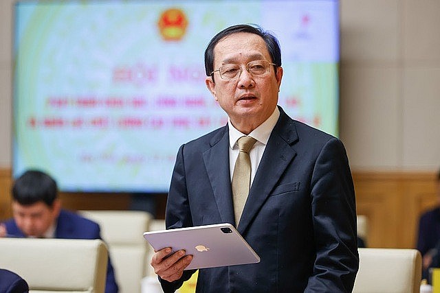 Bộ trưởng Bộ Khoa học và Công nghệ Huỳnh Thành Đạt phát biểu tại Hội nghị - Ảnh: VGP/Nhật Bắc Bộ trưởng Bộ Khoa học và Công nghệ Huỳnh Thành Đạt phát biểu tại Hội nghị - Ảnh: VGP/Nhật Bắc