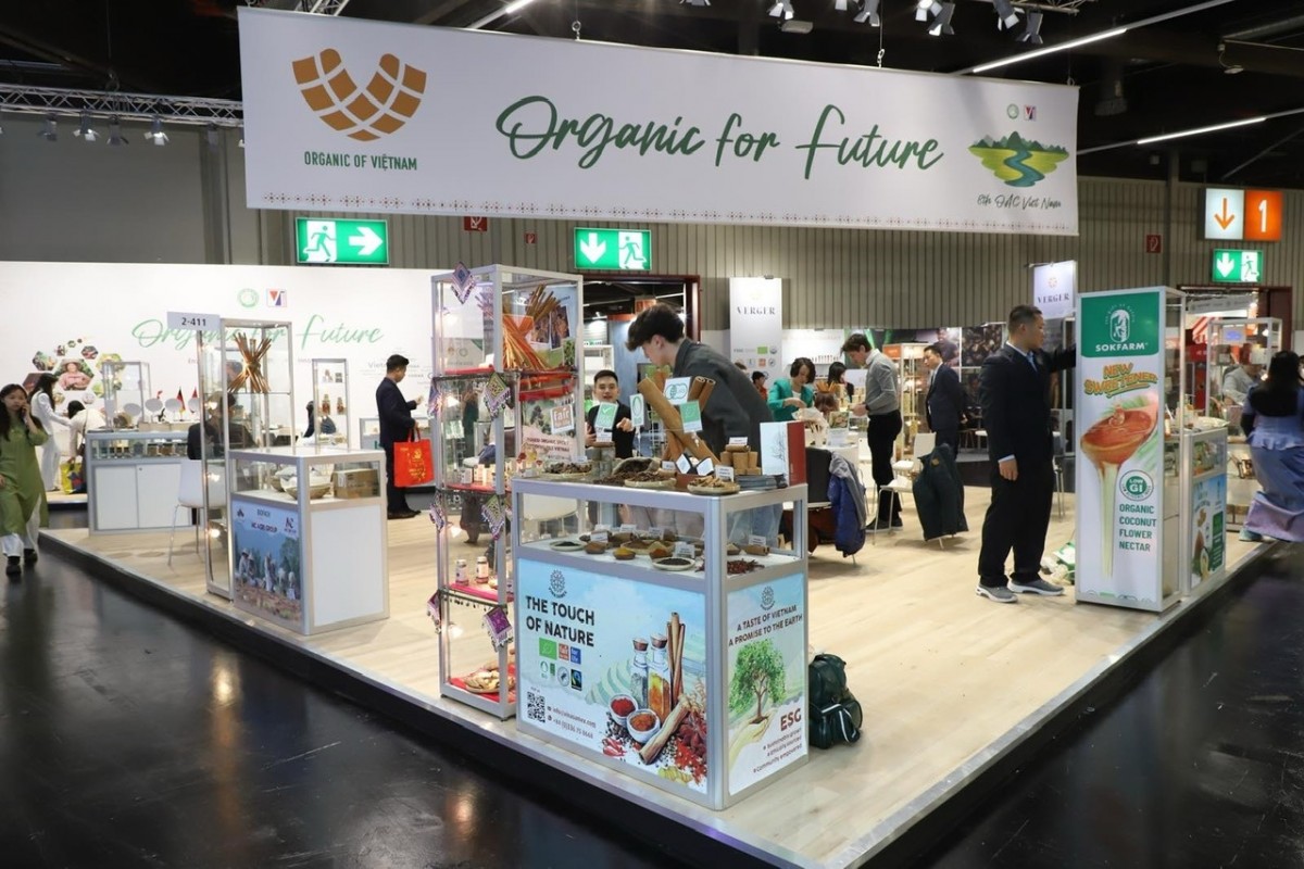 Quang cảnh hội chợ. Ảnh: Thương vụ Việt Nam tại CHLB Đức