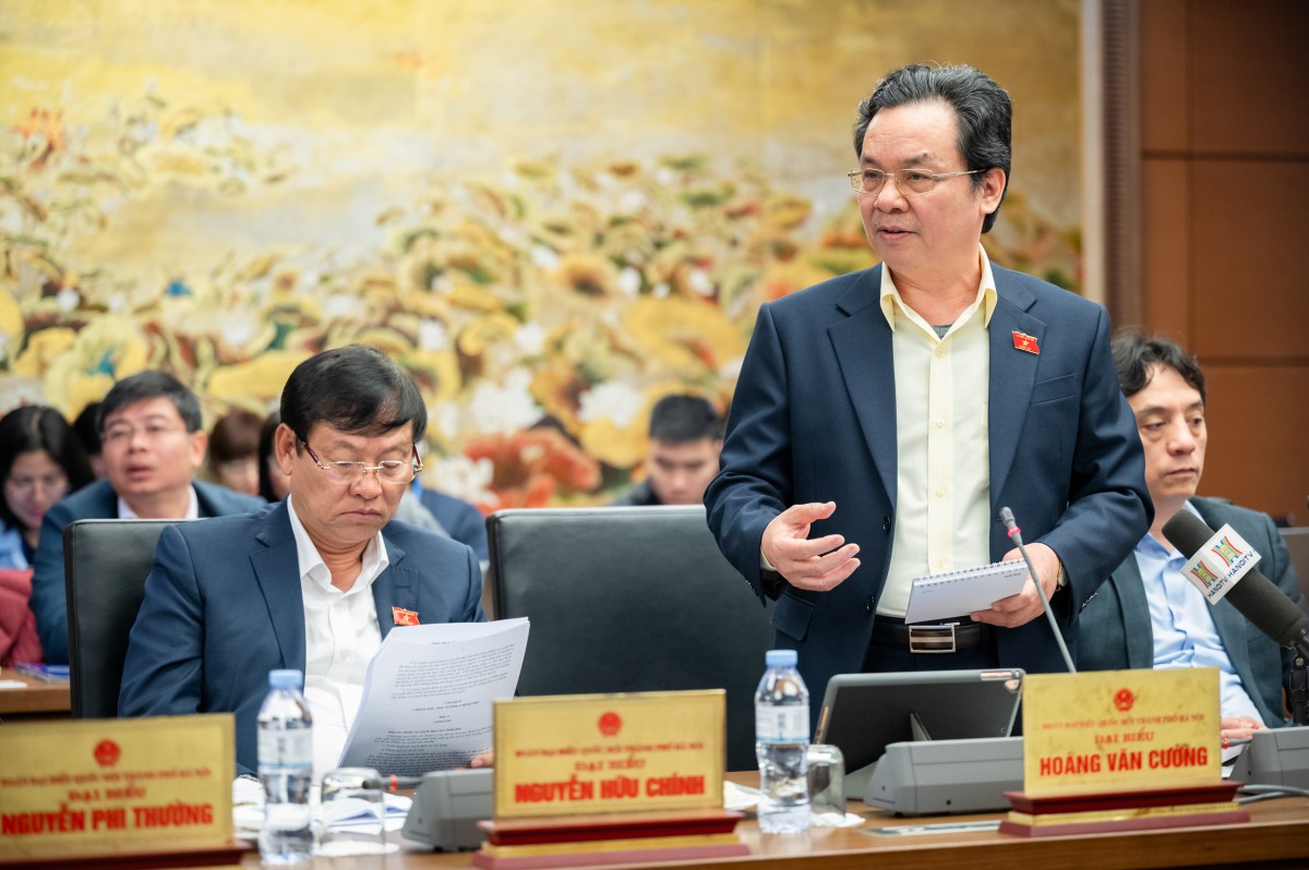 Đại biểu Hoàng Văn Cường - đoàn Hà Nội