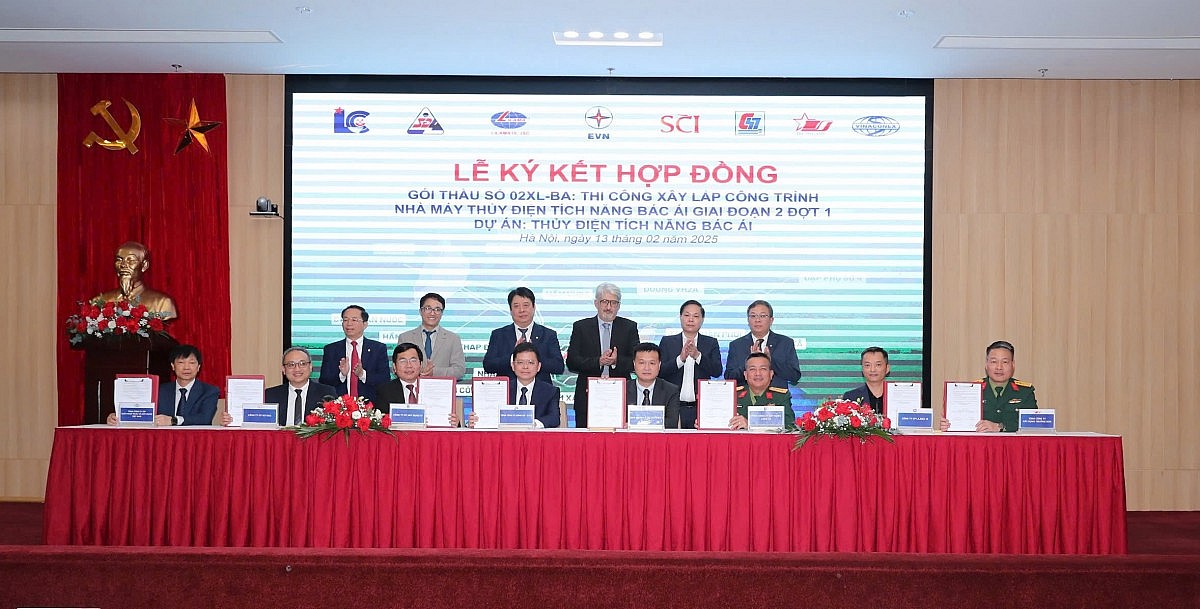 Ký kết triển khai thi công thuỷ điện tích năng Bắc Ái