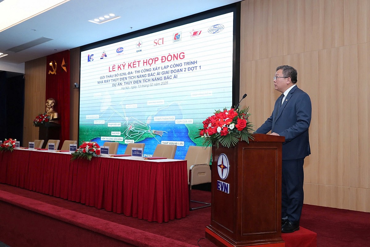 Ký kết triển khai thi công thuỷ điện tích năng Bắc Ái