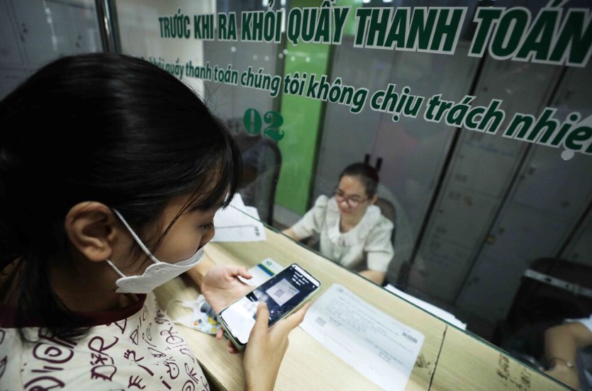 Khu vực thanh toán không dùng tiền mặt tại Bệnh viện Đa khoa Đức Giang Khu vực thanh toán không dùng tiền mặt tại Bệnh viện Đa khoa Đức Giang