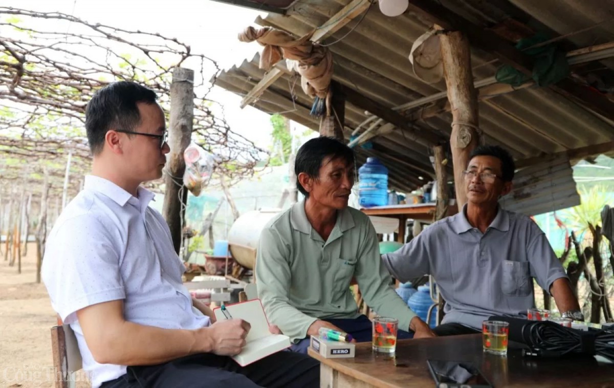 Người dân xã Thái An- Ảnh lê Sơn Người dân xã Thái An- Ảnh lê Sơn