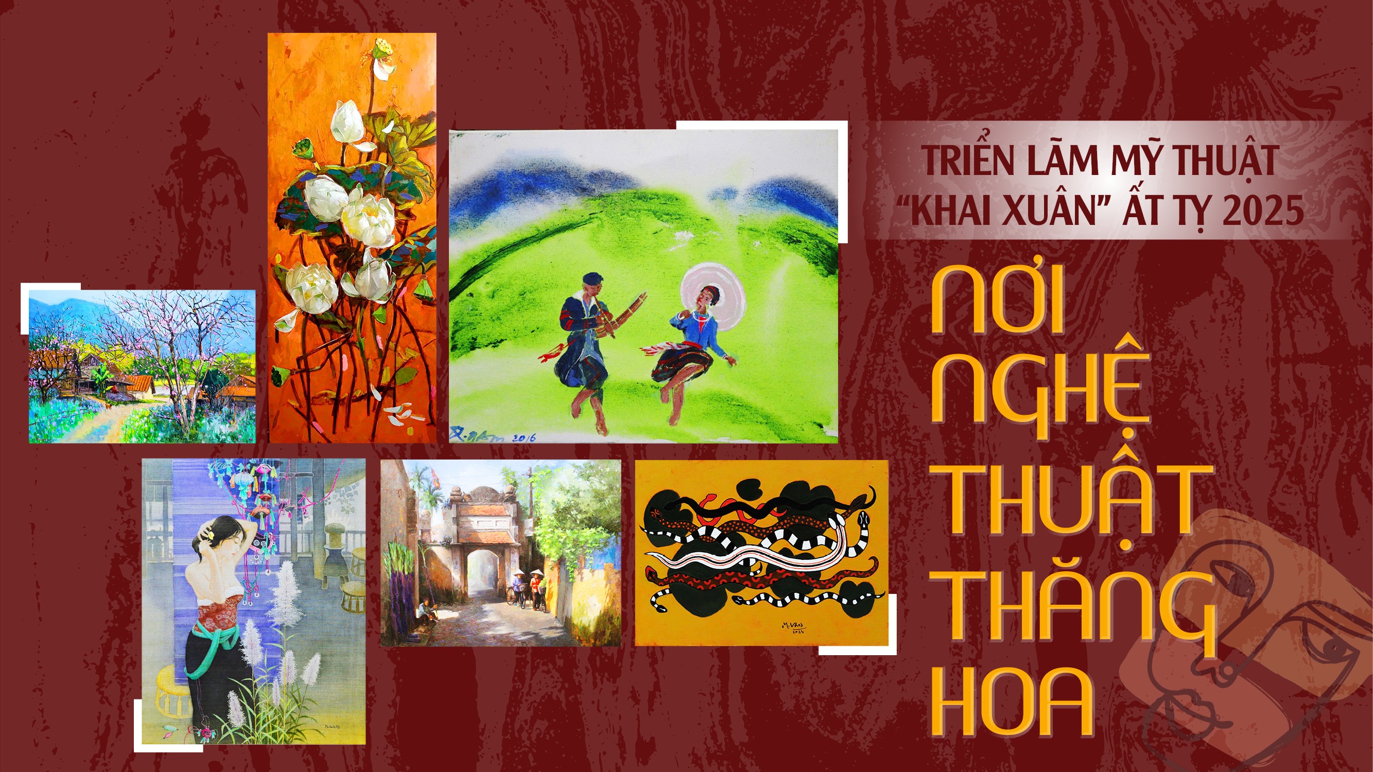 Triển lãm mỹ thuật khai xuân - Nơi nghệ thuật thăng hoa Triển lãm mỹ thuật khai xuân - Nơi nghệ thuật thăng hoa