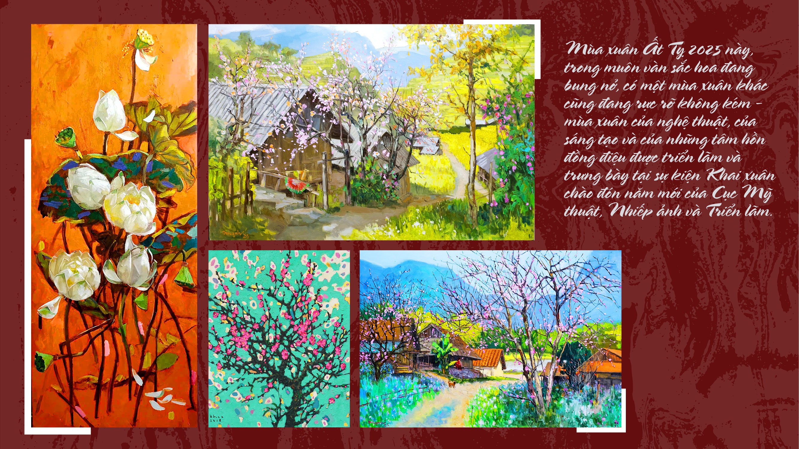 Triển lãm mỹ thuật khai xuân - Nơi nghệ thuật thăng hoa Triển lãm mỹ thuật khai xuân - Nơi nghệ thuật thăng hoa