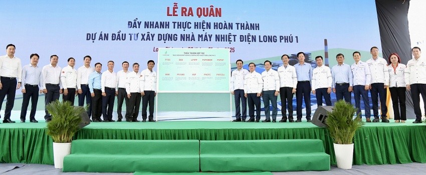 Petrovietnam tổ chức Lễ ra quân đẩy nhanh thực hiện hoàn thành Dự án NMNĐ Long Phú 1 
