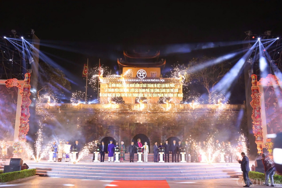 Hà Nội nhận danh hiệu hai làng nghề là thành viên mạng Hà Nội nhận danh hiệu hai làng nghề là thành viên mạng