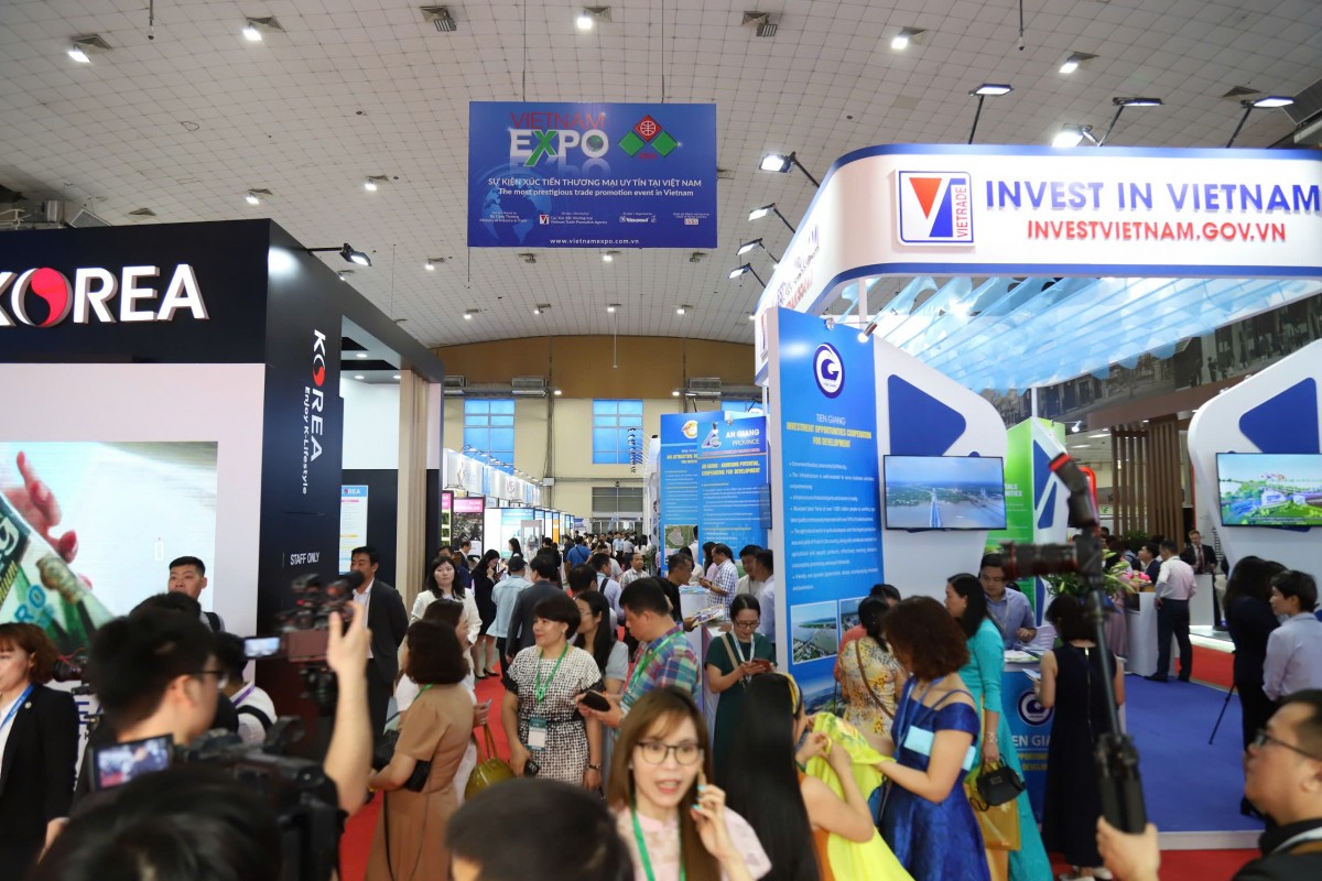 Vietnam Expo là sự kiện xúc tiến thương mại uy tín được tổ chức thường niên. Ảnh: Thiên Trang