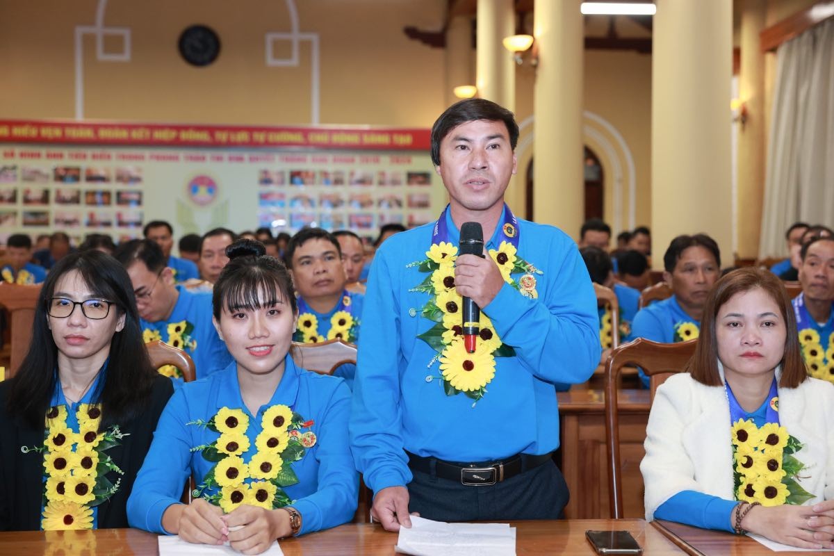 anh Lại Thế Phúc - công nhân Công ty TNHH Quốc tế Chutex 