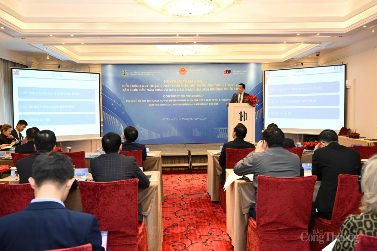 Ảnh: Bộ Công Thương tổ chức Hội thảo điều chỉnh Quy hoạch điện VIII