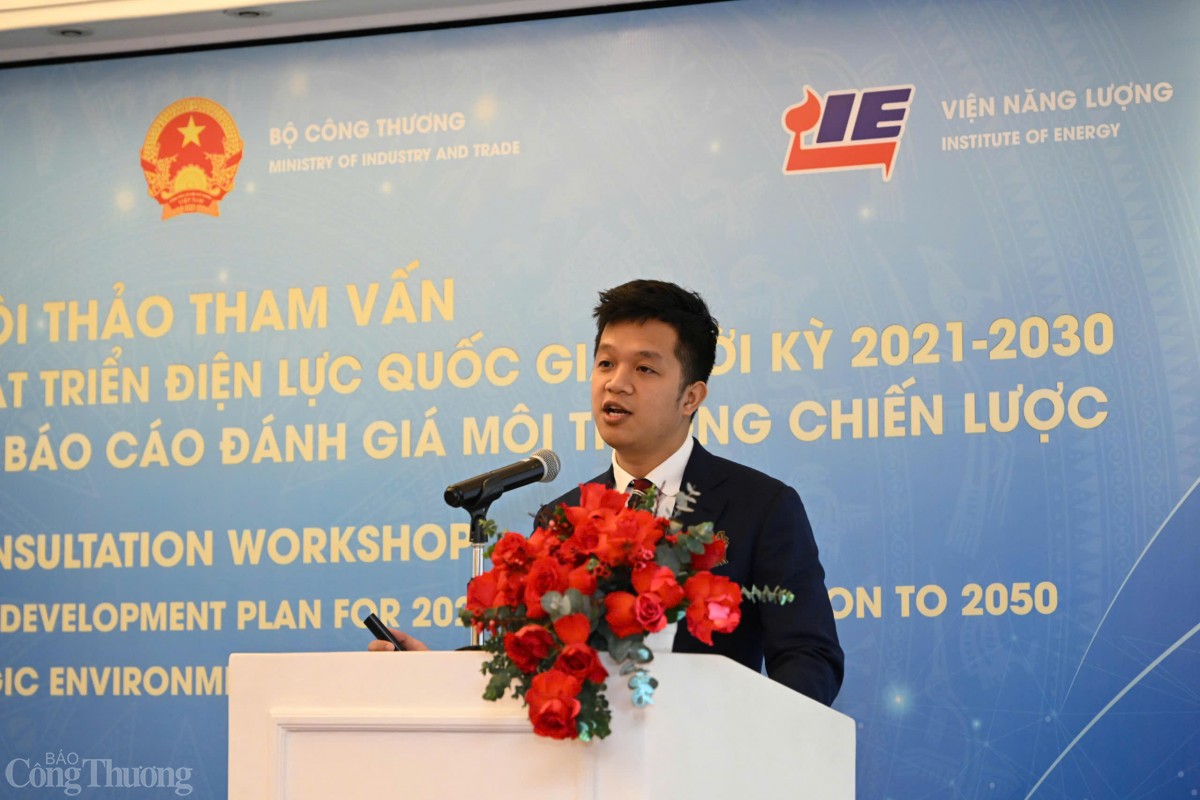 Thạc sĩ Cao Đức Huy, nghiên cứu viên phòng Phát triển Hệ thống điện, Viện Năng lượng Thạc sĩ Cao Đức Huy, nghiên cứu viên phòng Phát triển Hệ thống điện, Viện Năng lượng