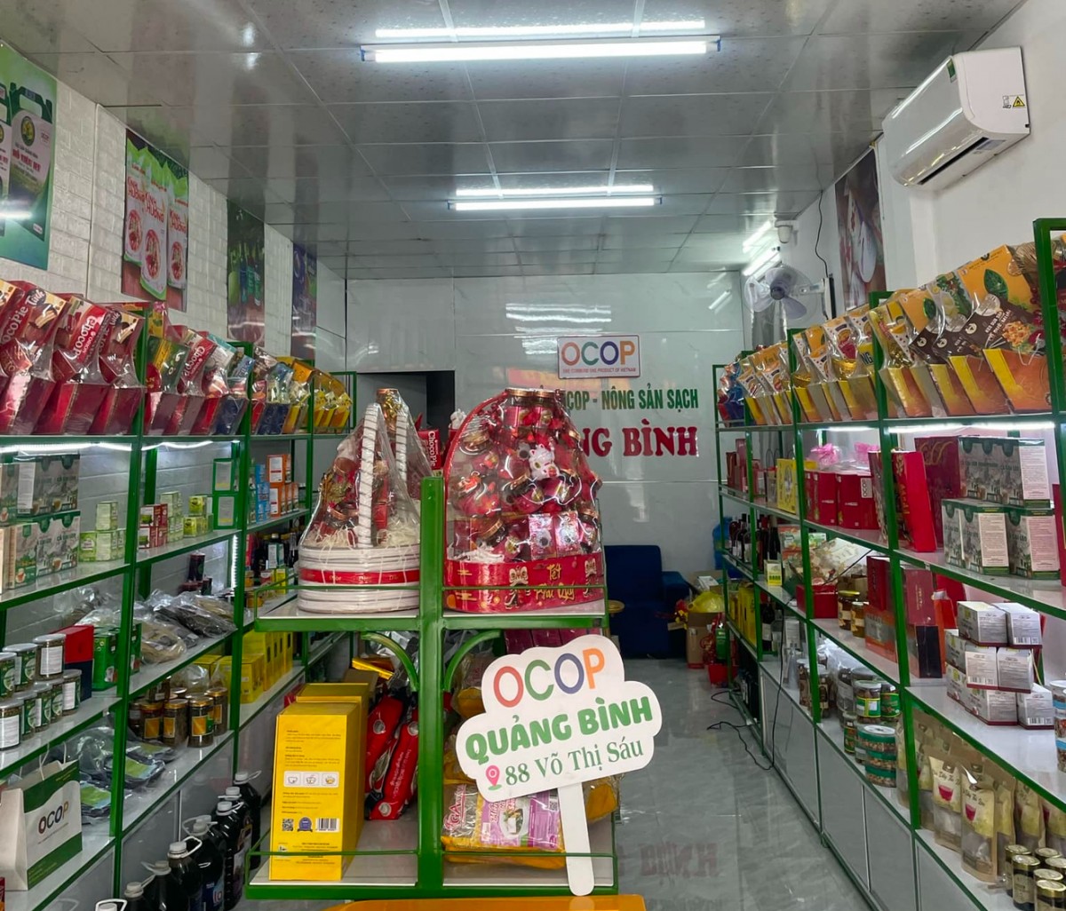 Sản phẩm OCOP Quảng Bình thời gian qua được các cấp, các ngành quan tâm tăng cường công tác xúc tiến, quảng bá (Ảnh: Công Như)