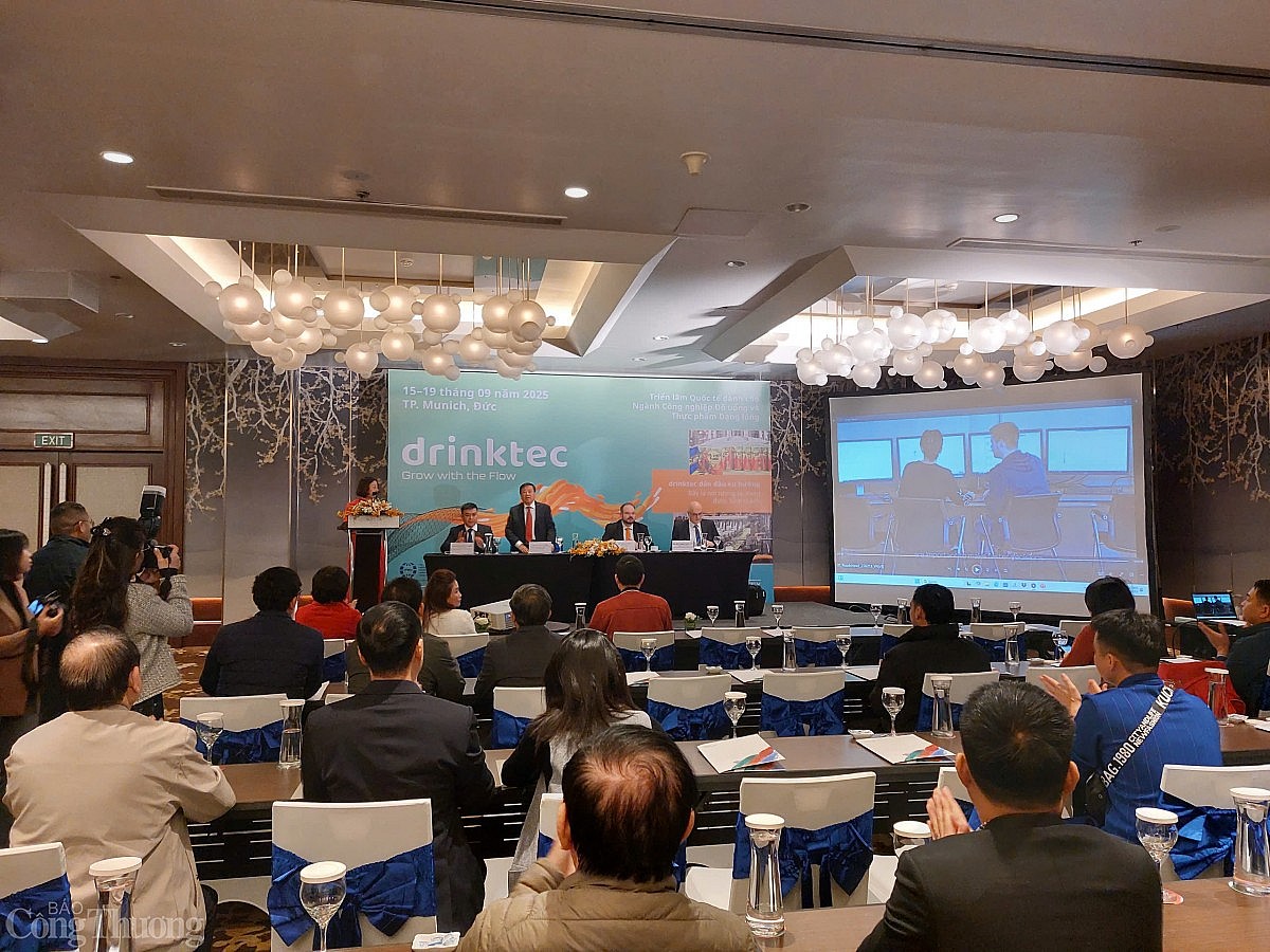 Tiếp cận công nghệ hiện đại ngành đồ uống tại Drinktec 2025
