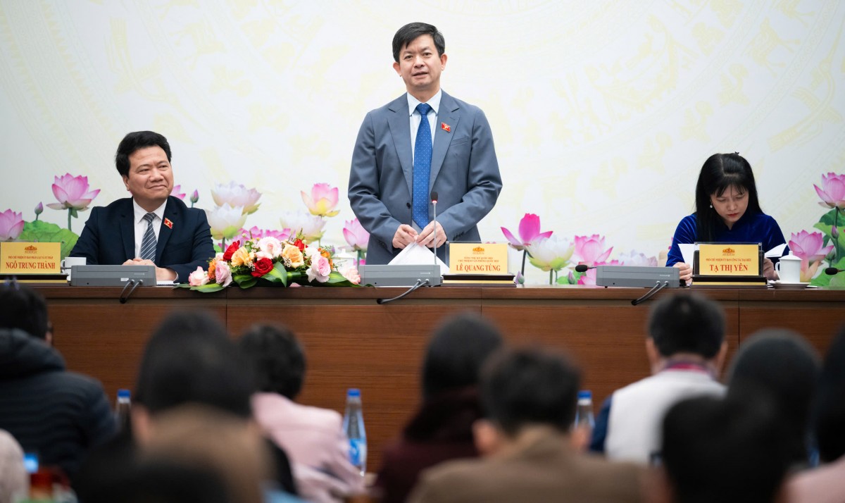 Tổng Thư ký Quốc hội, Chủ nhiệm Văn phòng Quốc hội Lê Quang Tùng chủ trì họp báo Tổng Thư ký Quốc hội, Chủ nhiệm Văn phòng Quốc hội Lê Quang Tùng chủ trì họp báo