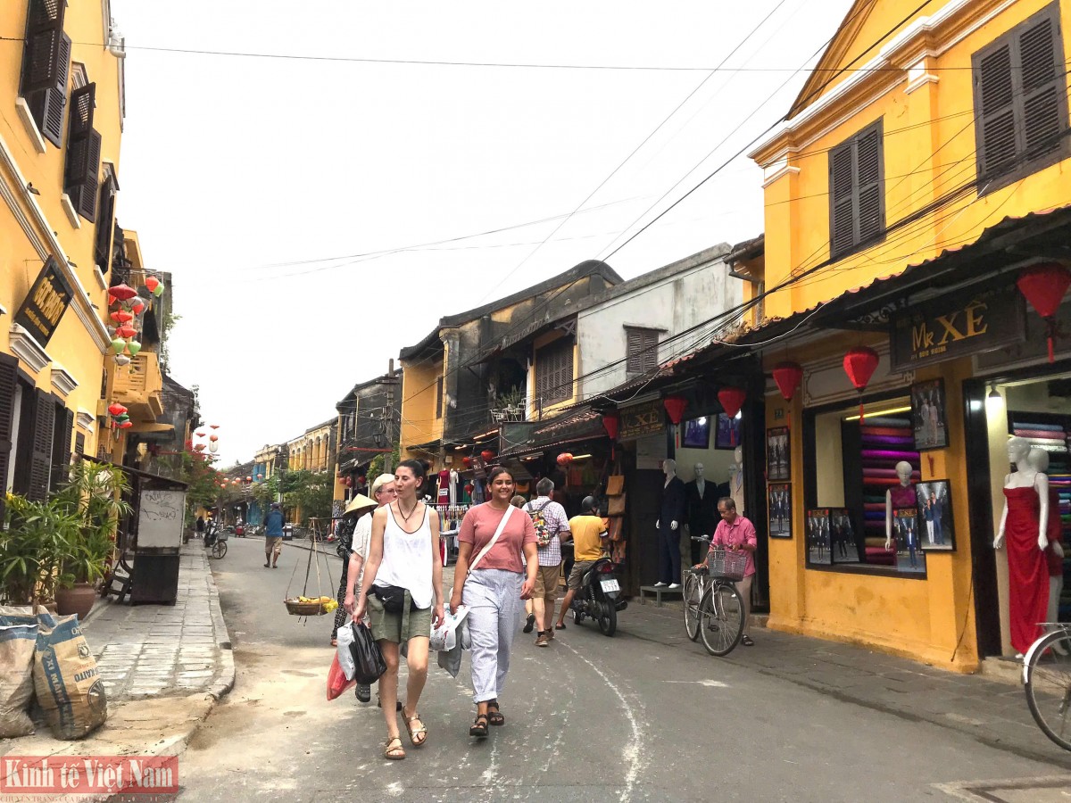 Hội An điểm đến yêu thích của khách du lịch quốc tế. Ảnh: Hoa Quỳnh