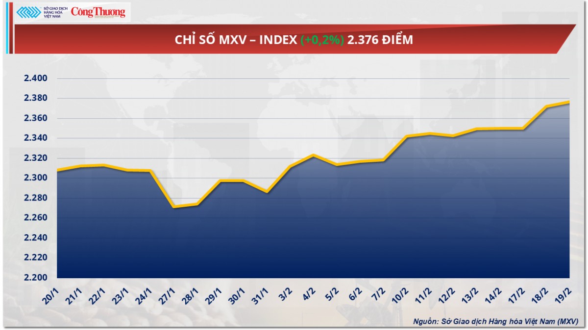 Thị trường hàng hóa ngày 20/2: Giá đậu tương suy yếu Thị trường hàng hóa ngày 20/2: Giá đậu tương suy yếu