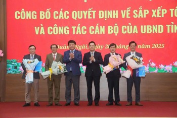 Quảng Ngãi: Công bố thành lập và bổ nhiệm lãnh đạo các sở