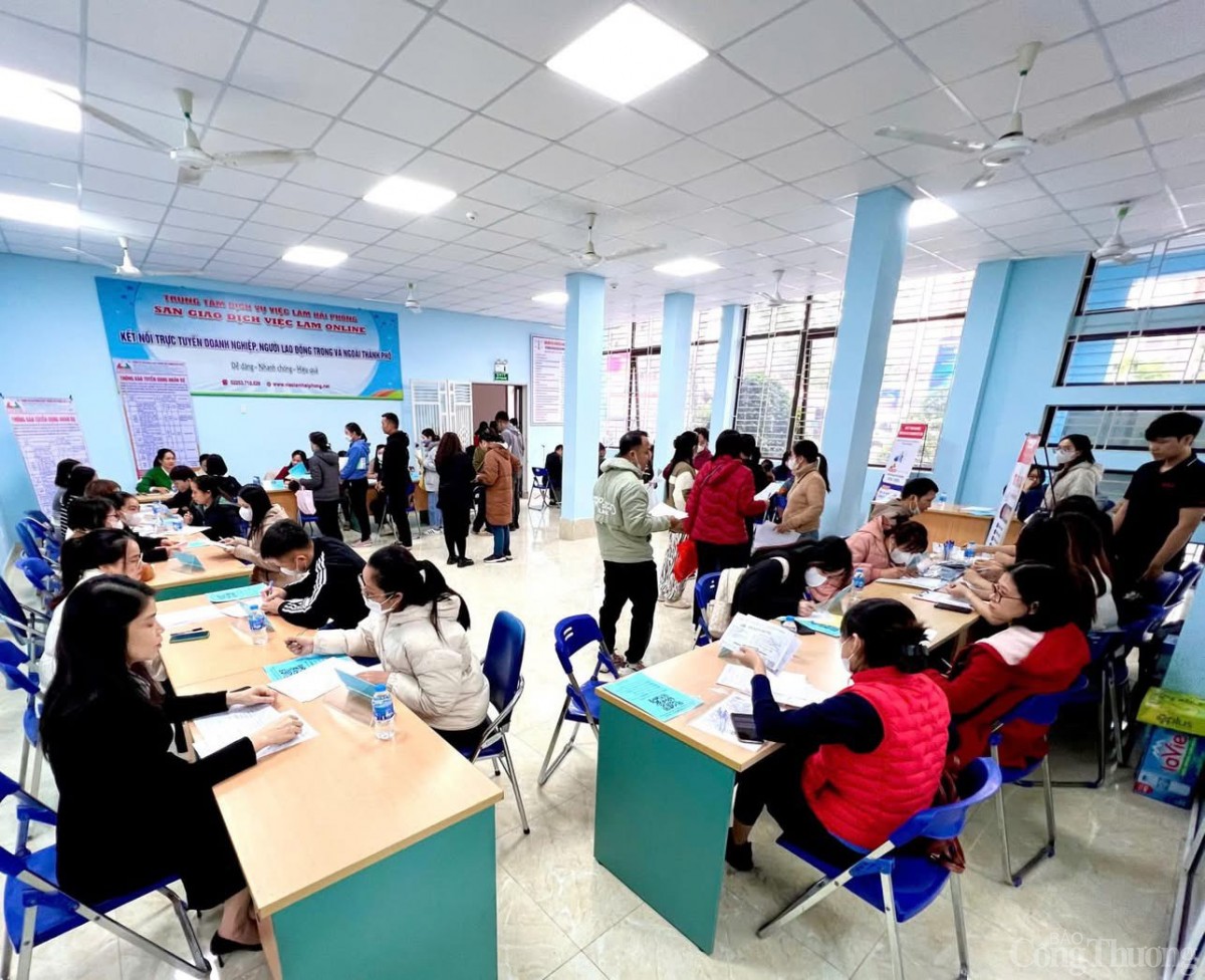 Hải Phòng: Nhu cầu tuyển dụng lao động của doanh nghiệp tăng