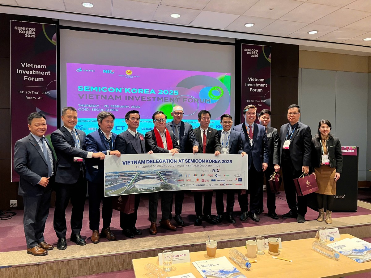 để Việt Nam giới thiệu tiềm năng trong ngành bán dẫn tại sự kiện. Ảnh: NIC để Việt Nam giới thiệu tiềm năng trong ngành bán dẫn tại sự kiện. Ảnh: NIC