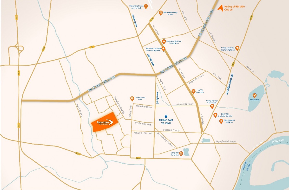 Trung tâm TP Vinh sắp có khu đô thị hiện đại hơn Trung tâm TP Vinh sắp có khu đô thị hiện đại hơn