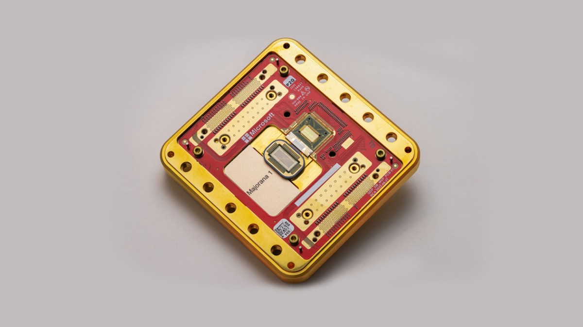 Chip lượng tử Majorana 1. Ảnh: Microsoft
