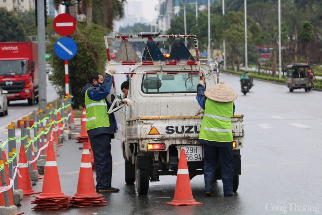 Ngã tư Trần Hữu Dực-Nguyễn Văn Giáp hết tắc sau điều chỉnh Ngã tư Trần Hữu Dực Nguyễn Văn Giáp hết tắc sau điều chỉnh
