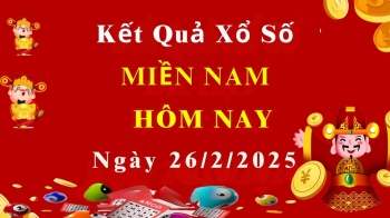 XSMN 26/2, trực tiếp Kết quả xổ số miền Nam 26/2/2025