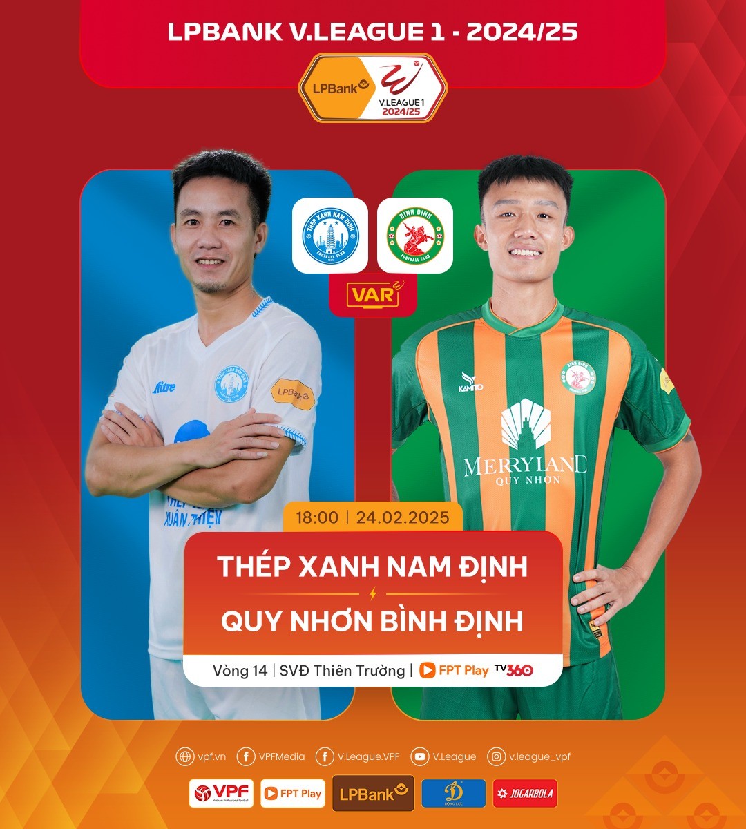 Nam Định đấu với Bình Định Nam Định đấu với Bình Định