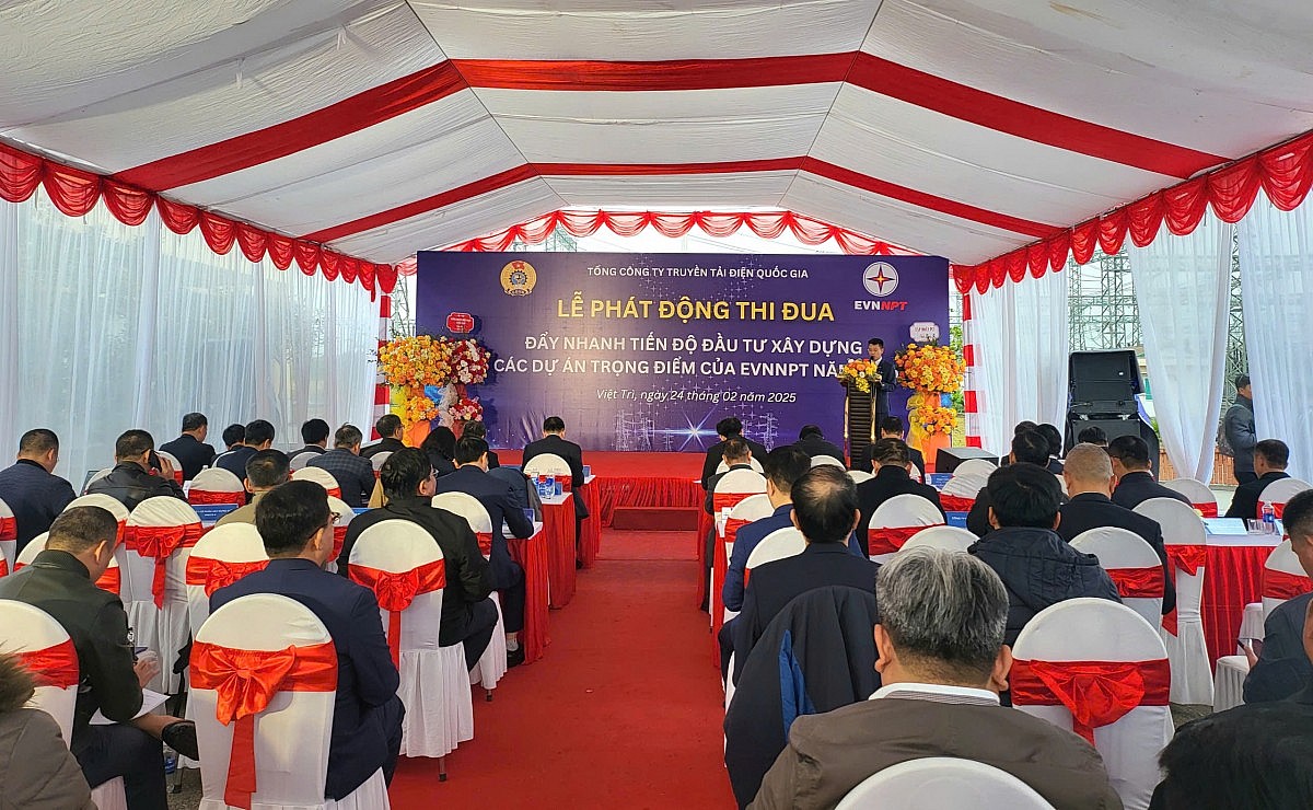 EVNNPT thi đua đưa 3 dự án trọng điểm về đích trong năm 2025